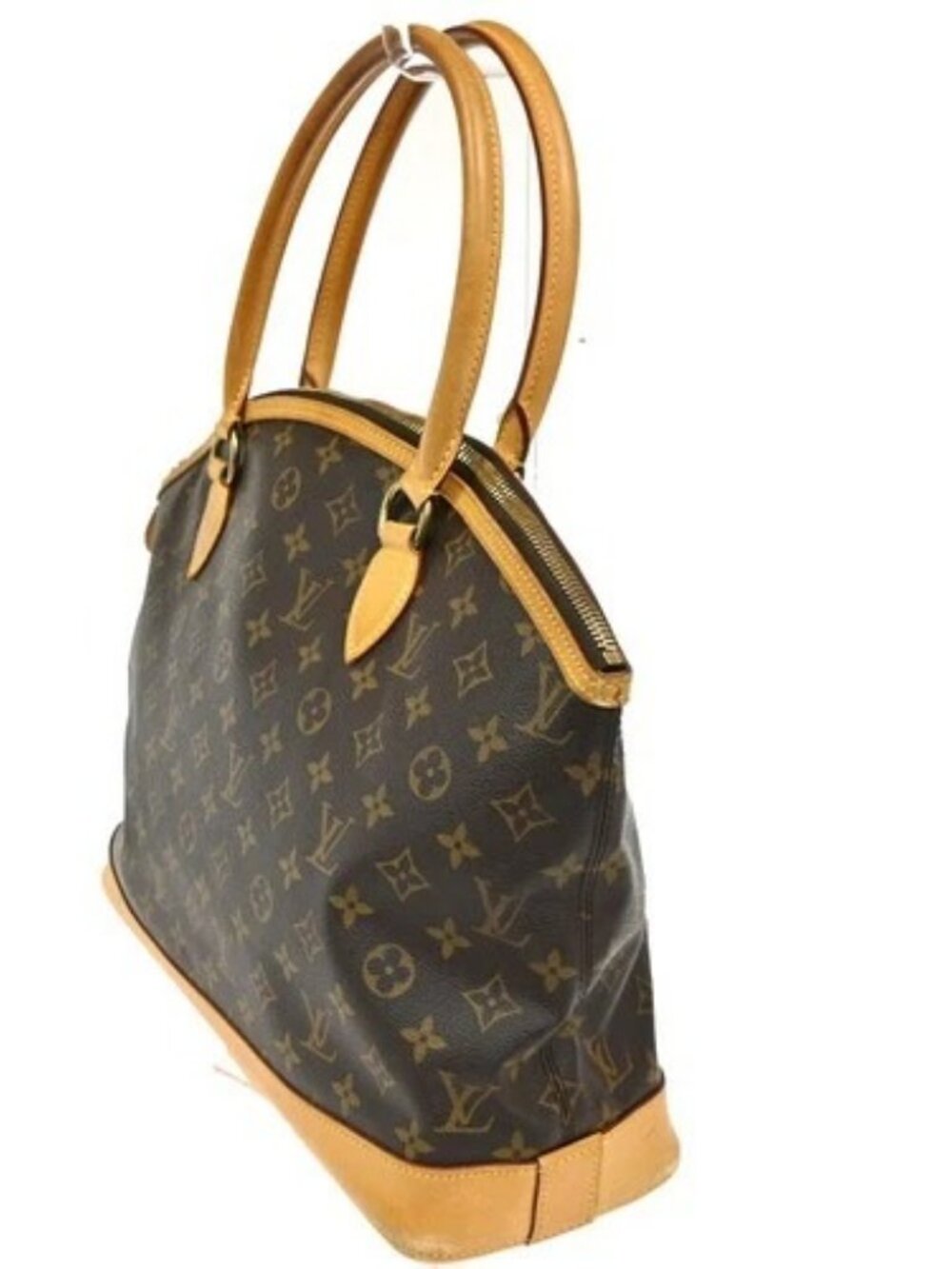 LOUIS VUITTON Lockit Horizontal Shoulder Bag Monogram Leather BN M40104 14CA586 - Picture 2 of 15